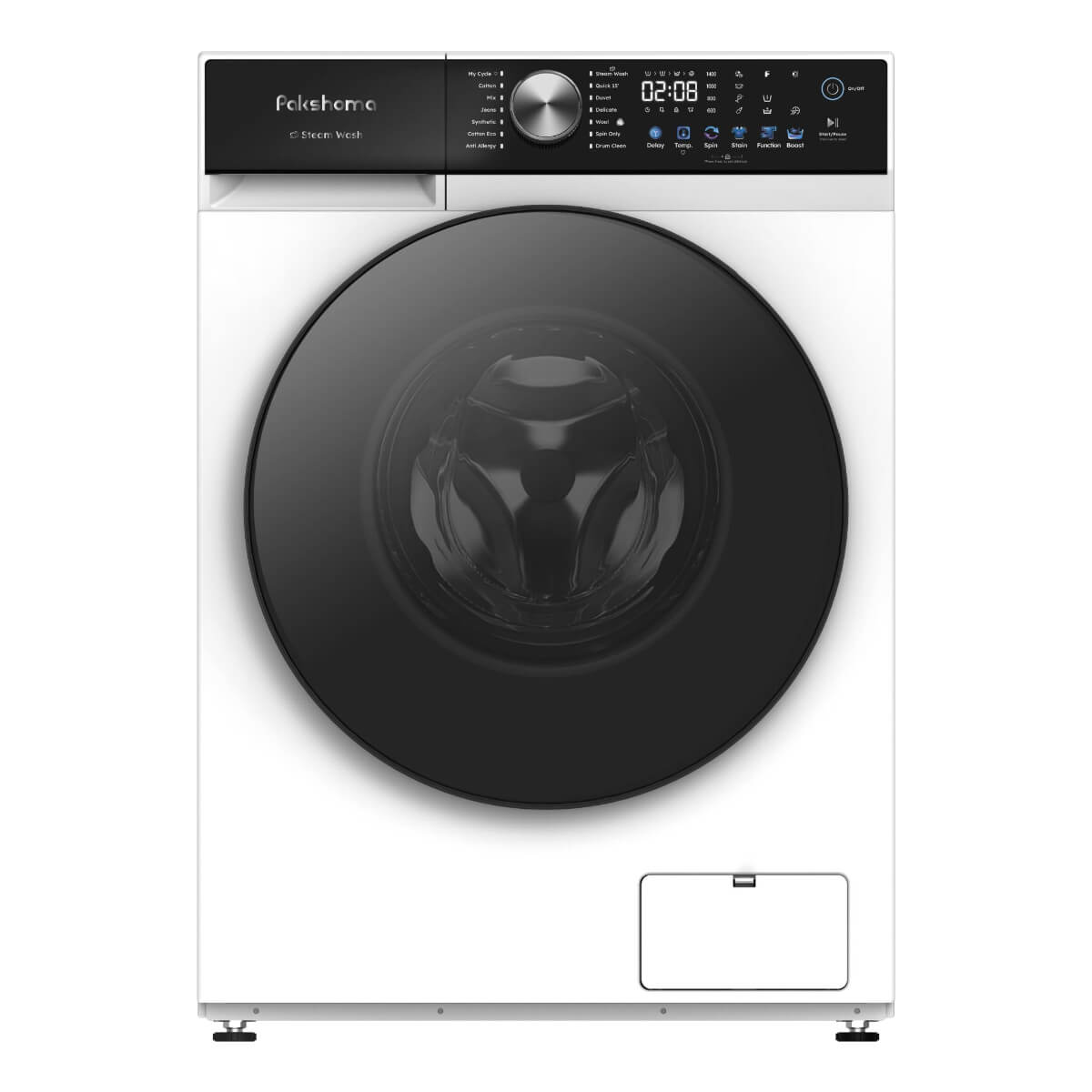 730pakshoma-s-series-s8-w--- ماشین لباسشویی 8 کیلویی پاکشوما مدل S8W - Image 1